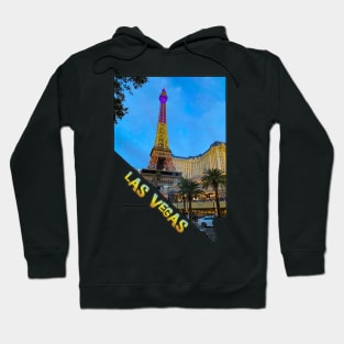 Nevada State Outline (Las Vegas) Hoodie